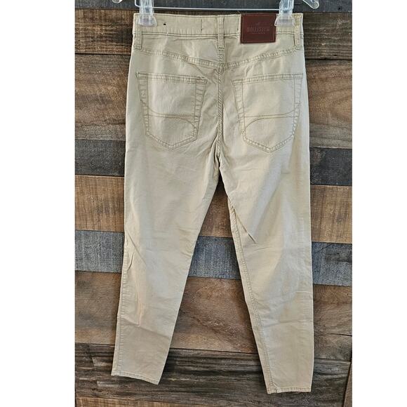 Hollister Pants Skinny Epic Flex Womens 28 Khaki Hi Rise Y2k Retail $49.95 - Picture 2 of 7